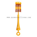 Custom Food Grade Silicone Baby Bottle Cleaning Brush